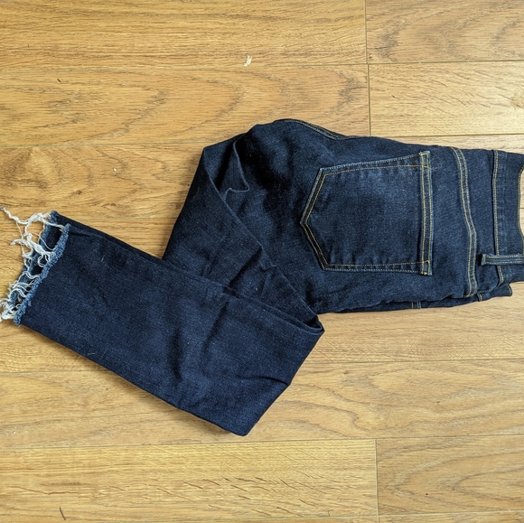 Imogen and Willie Imogen Slim Dark Rinse Jeans  25 - Picture 3 of 3